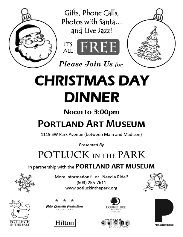 christmas dinner flyers